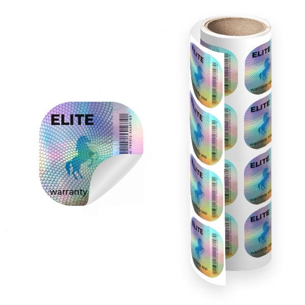 1000 Anpassade holografiska etiketter