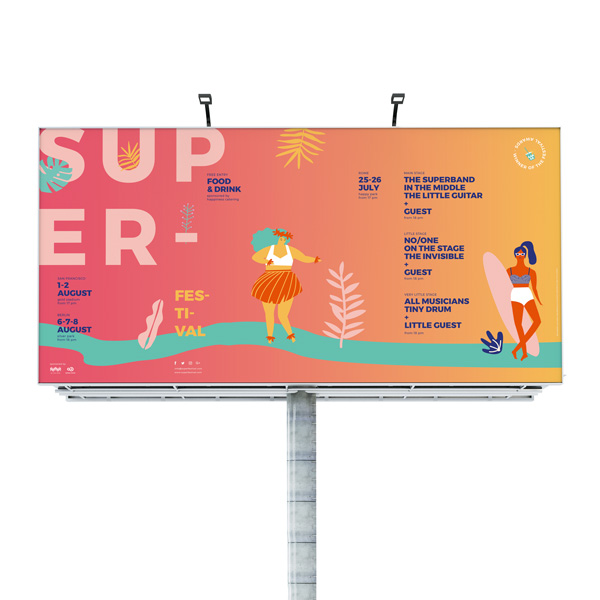1 Stor utomhusposter